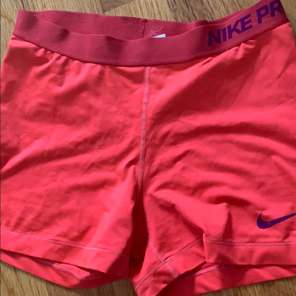 orange nike pros